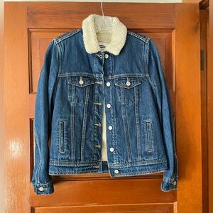 Old Navy Fleece Lined Denim Jacket